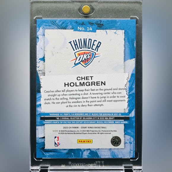 Chet Holmgren - 2023-24 Court Kings #14 - Picture 2 of 2